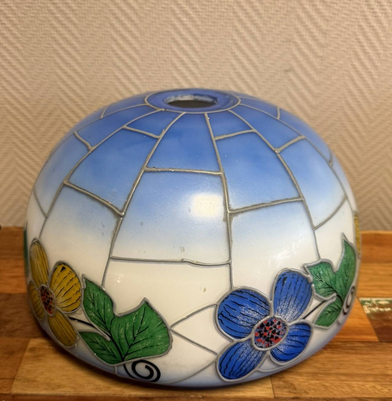 Opaline lampshade from the Art Deco period circa 1920