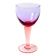 Large Vintage Murano Bicolor Wine Goblet / Murao / Italy / 1980s