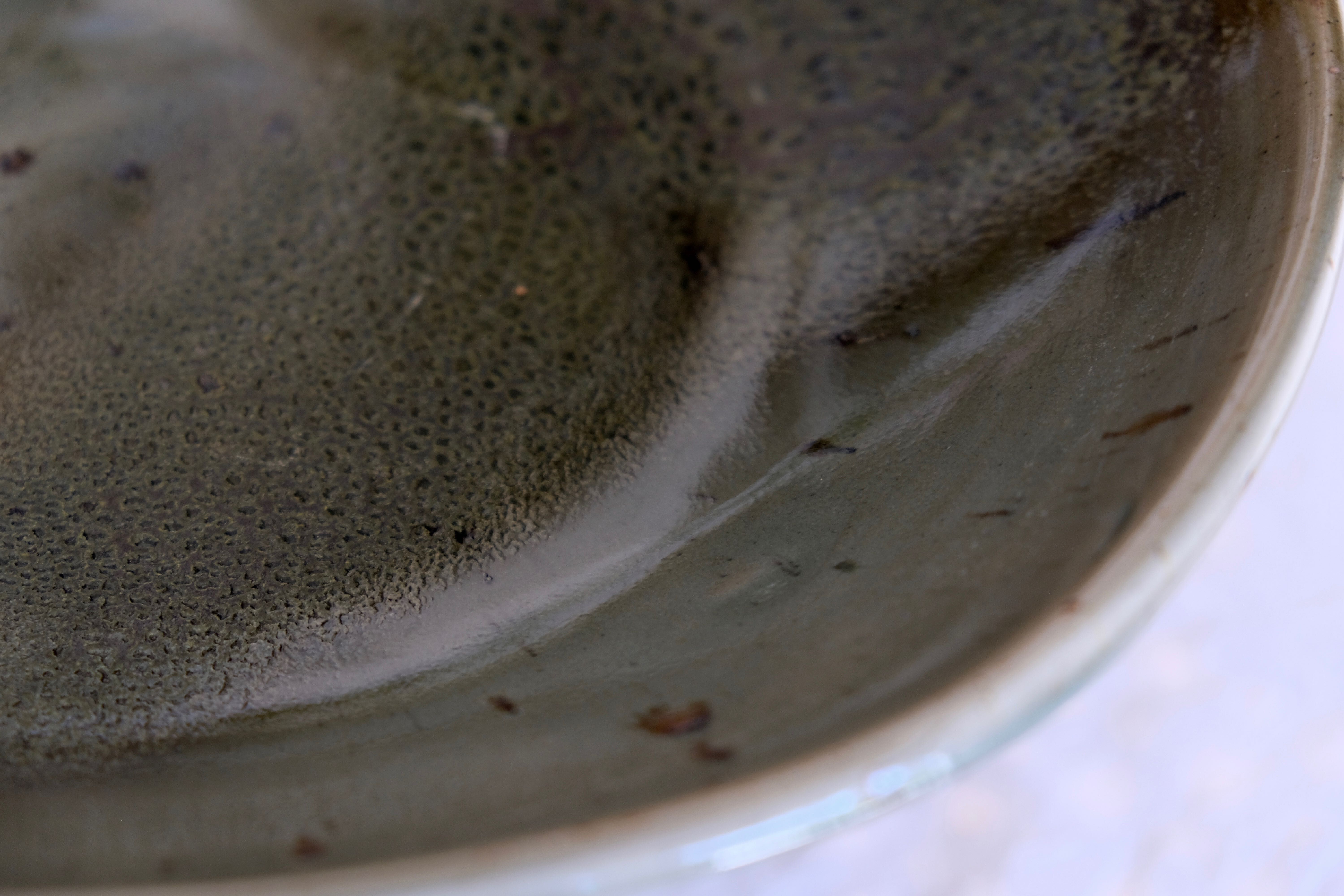 Compotier display ceramic cakes Japan 1950 unique piece