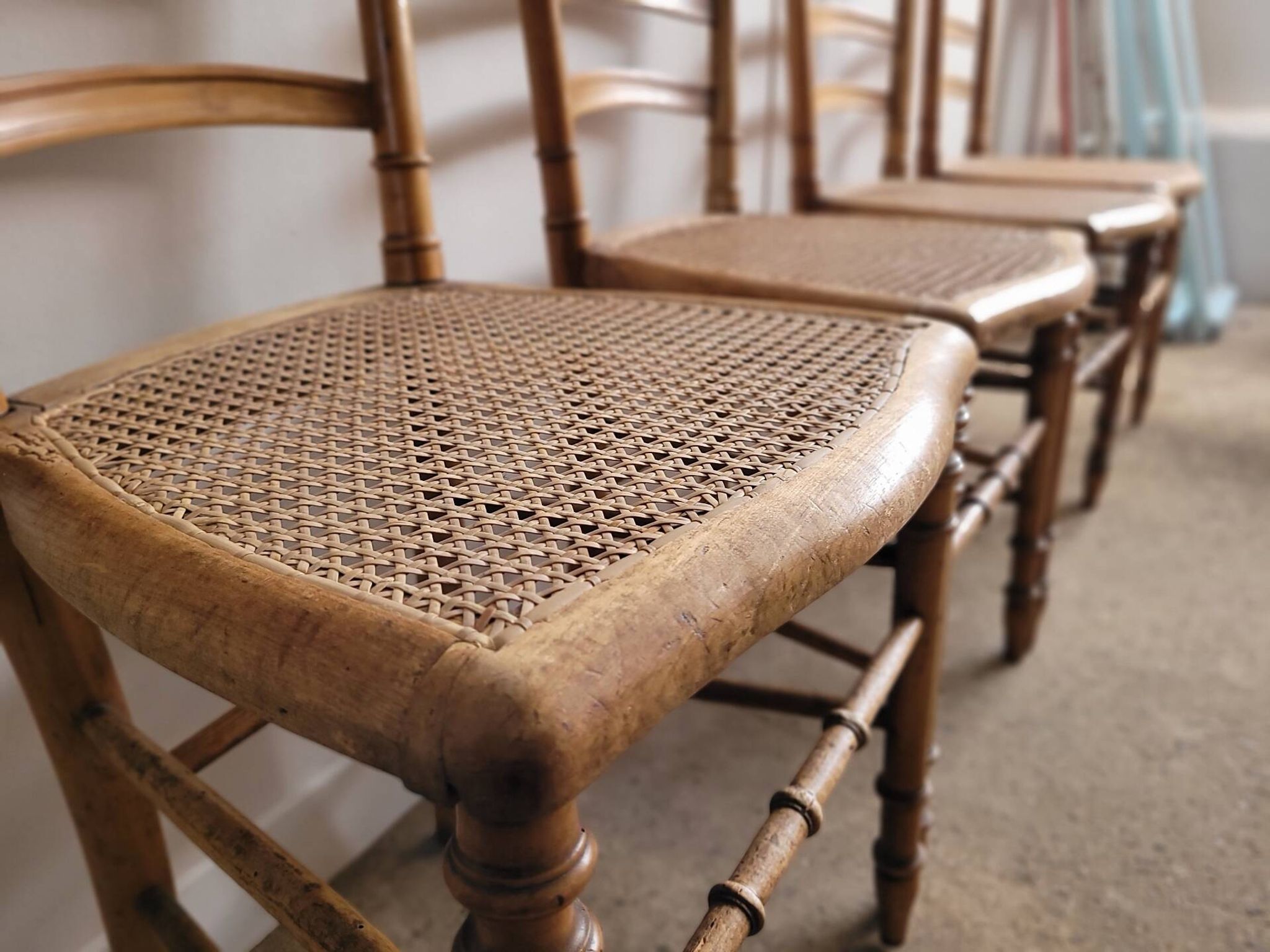Set of 4 Louis XVI flying chairs