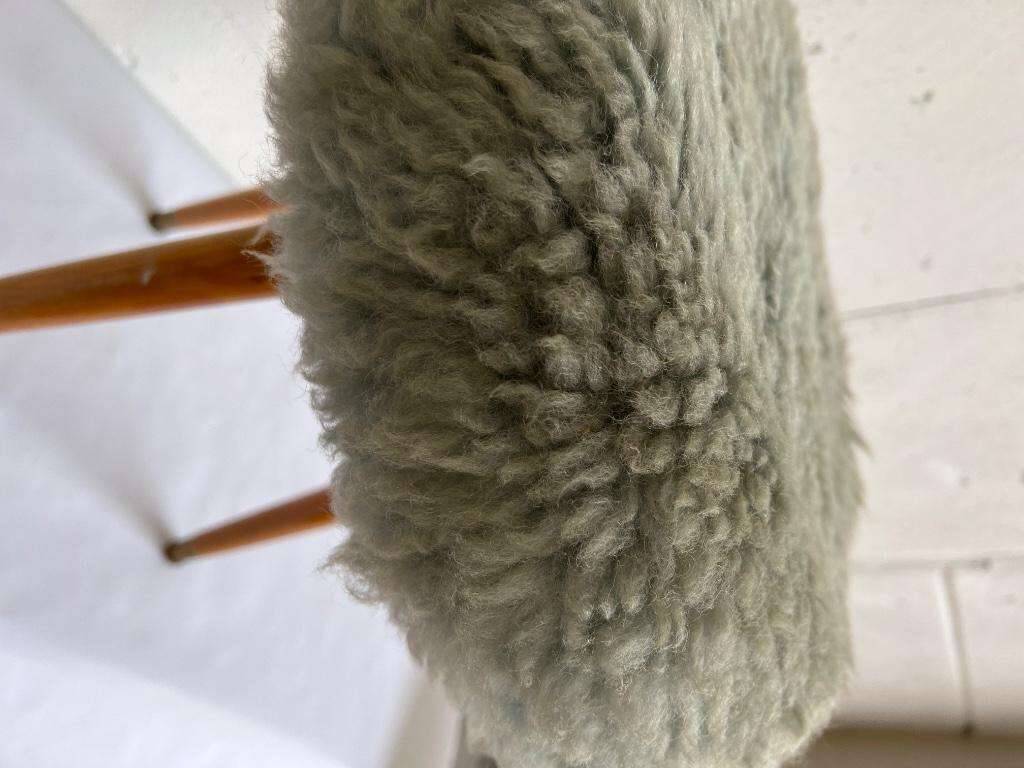 Tabouret moelleux vintage / tabouret / pouf