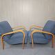 Pair of armchairs designed by K. Koželka & Antonín Kropáček for  Interier Praha Czechoslovakia 1950.