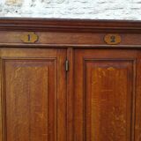 Solid oak locker room