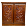 Folding bar. Solid mahogany.