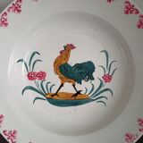 Plate in earthenware of Onnaing ancient hollow