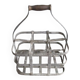 Antique metal bottle holder