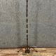 Vintage floor lamp foot in iron, glass and gilded brass circa 1950