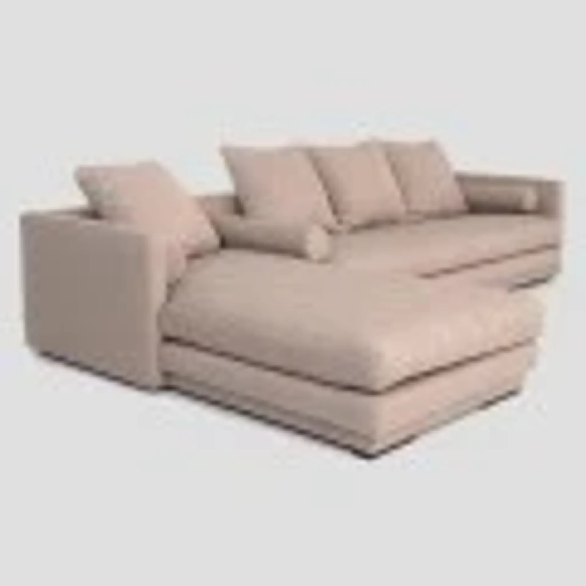 Corner sofa KOPENHAGA beige, Scandinavian design