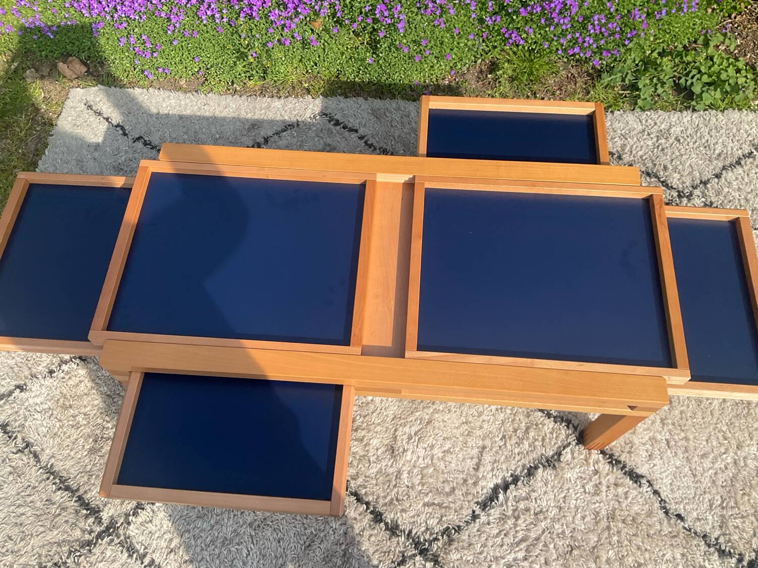 Table basse par Bernard Vuarnesson pour Bellato