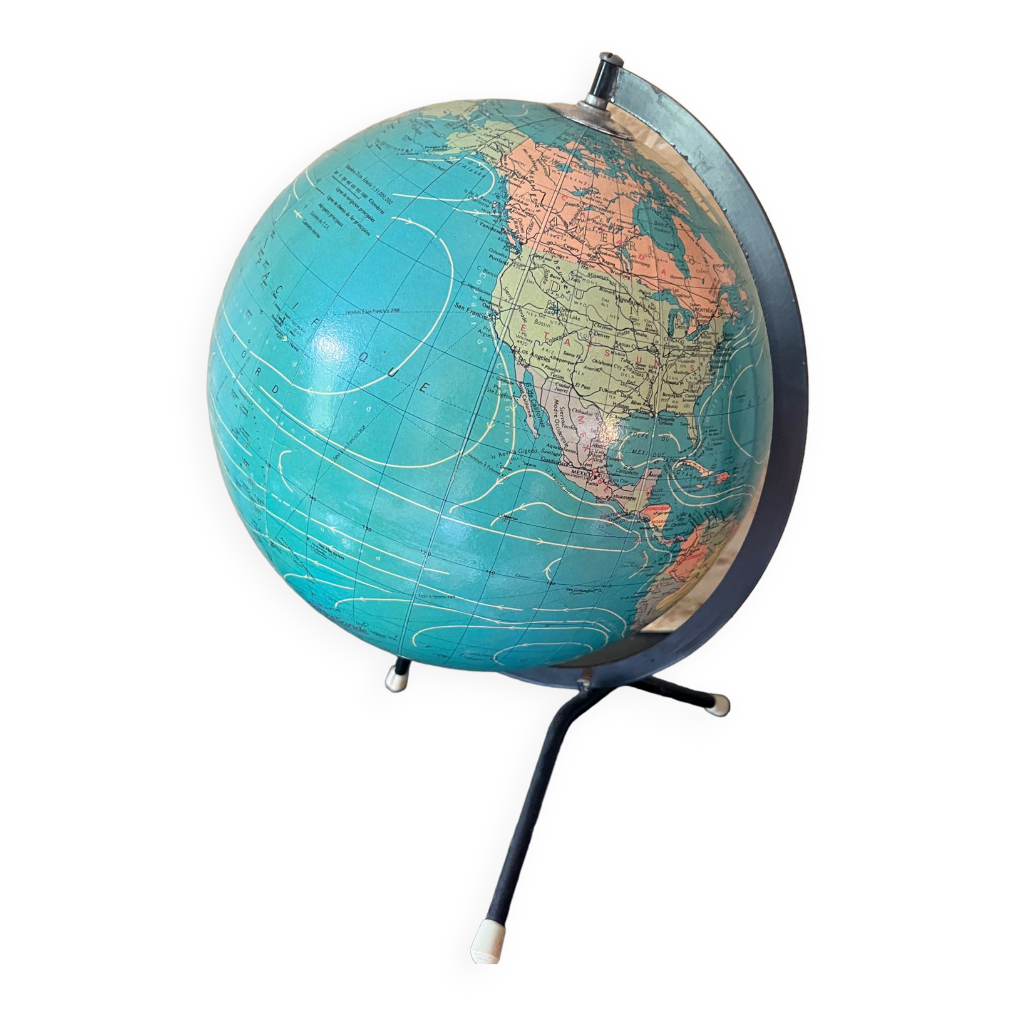 Globe world map tripod Taride