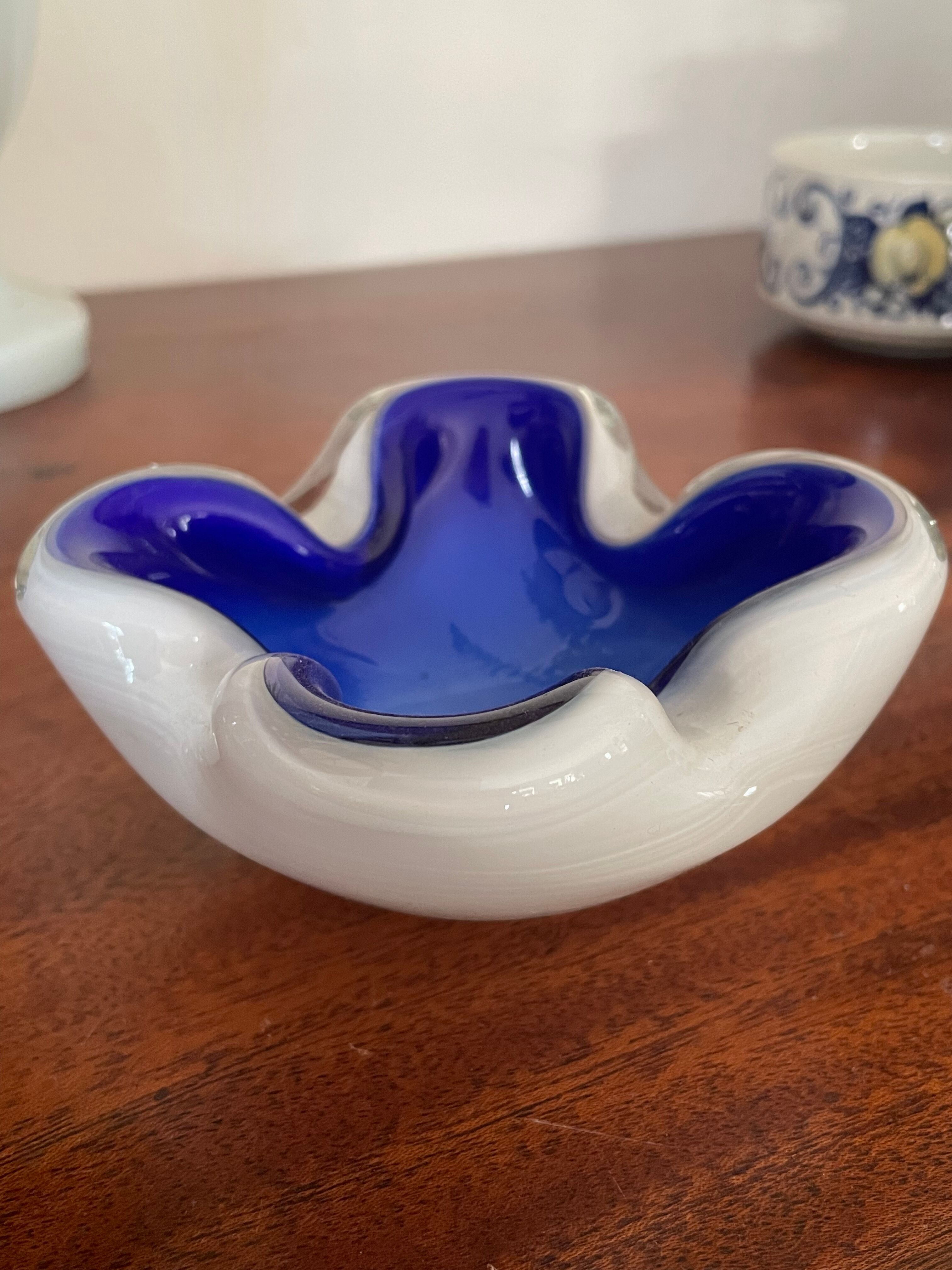 Murano glass ashtray