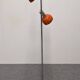 Space age floor lamp with 2 spots by Hustadt Leuchten, Germany, circa 1970.