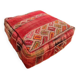 Berber kilim style pouf