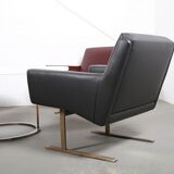 Lot de 4 fauteuils Wilkhahn Flexor et une table basse par Georg Leowald