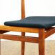 Set of 4 chairs teak
