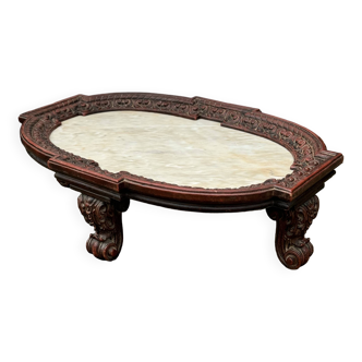 Table de Salon Antique de Style Balinais