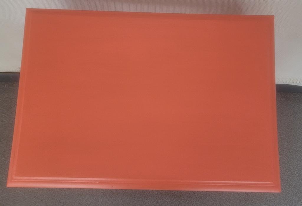 Orange art deco entrance furniture console