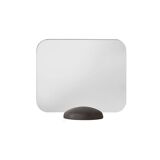 Miroir scandinave rectangulaire à poser sur une base en bois