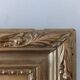 Painting framed under glass