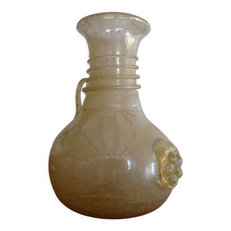 Vase a anse Scavo Seguso Vetri d'Arte verre irisé Murano 1950