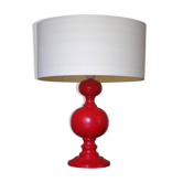Seventies wooden lamp