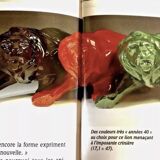 Art Deco lion statue 1930 cracked Saint Clément