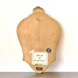 Baroque gold leaf gilded shell mirror