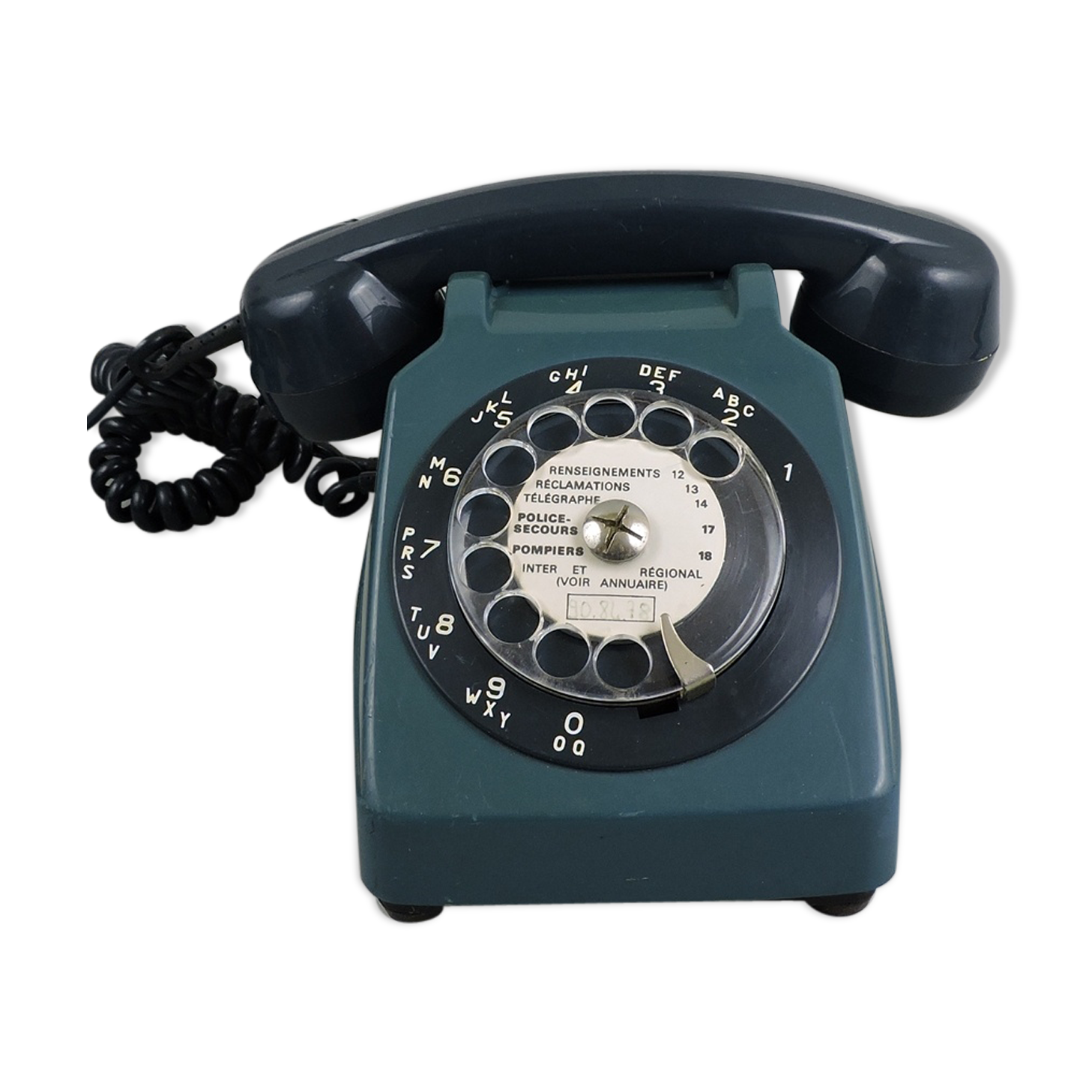 Telephone socotel to dial vintage Rotary s63 70s