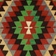 Vintage Turkish Kilim Co Coloured Turkish 175x247 cm Handwoven Bohemian Spirit