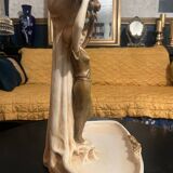 Royal Dux art nouveau centerpiece empty pocket