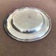 Art Deco silver metal presentation plate