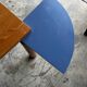 Square convertible table by Francesco Binfaré for Cassina, 1980s.