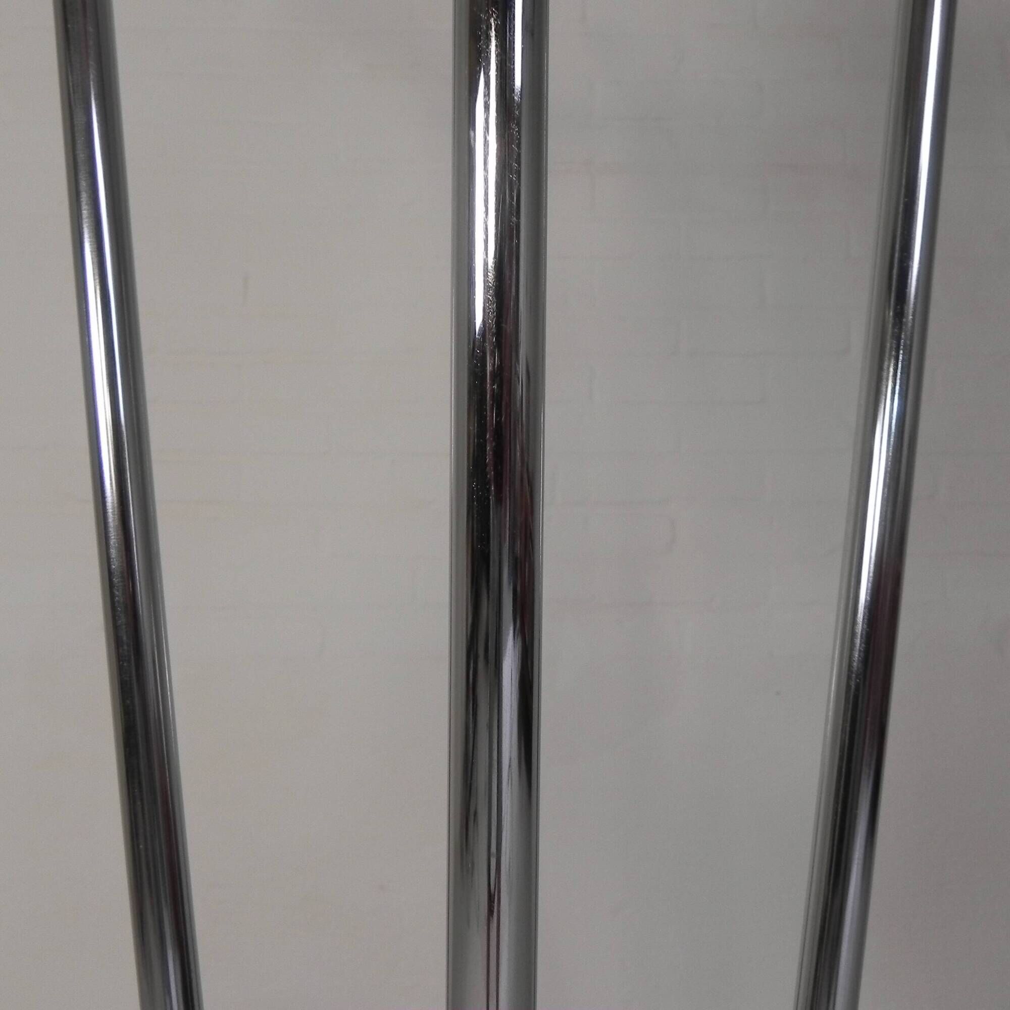 Freestanding Tubax coat rack with 4 tubes and 12 hooks, 1950s
