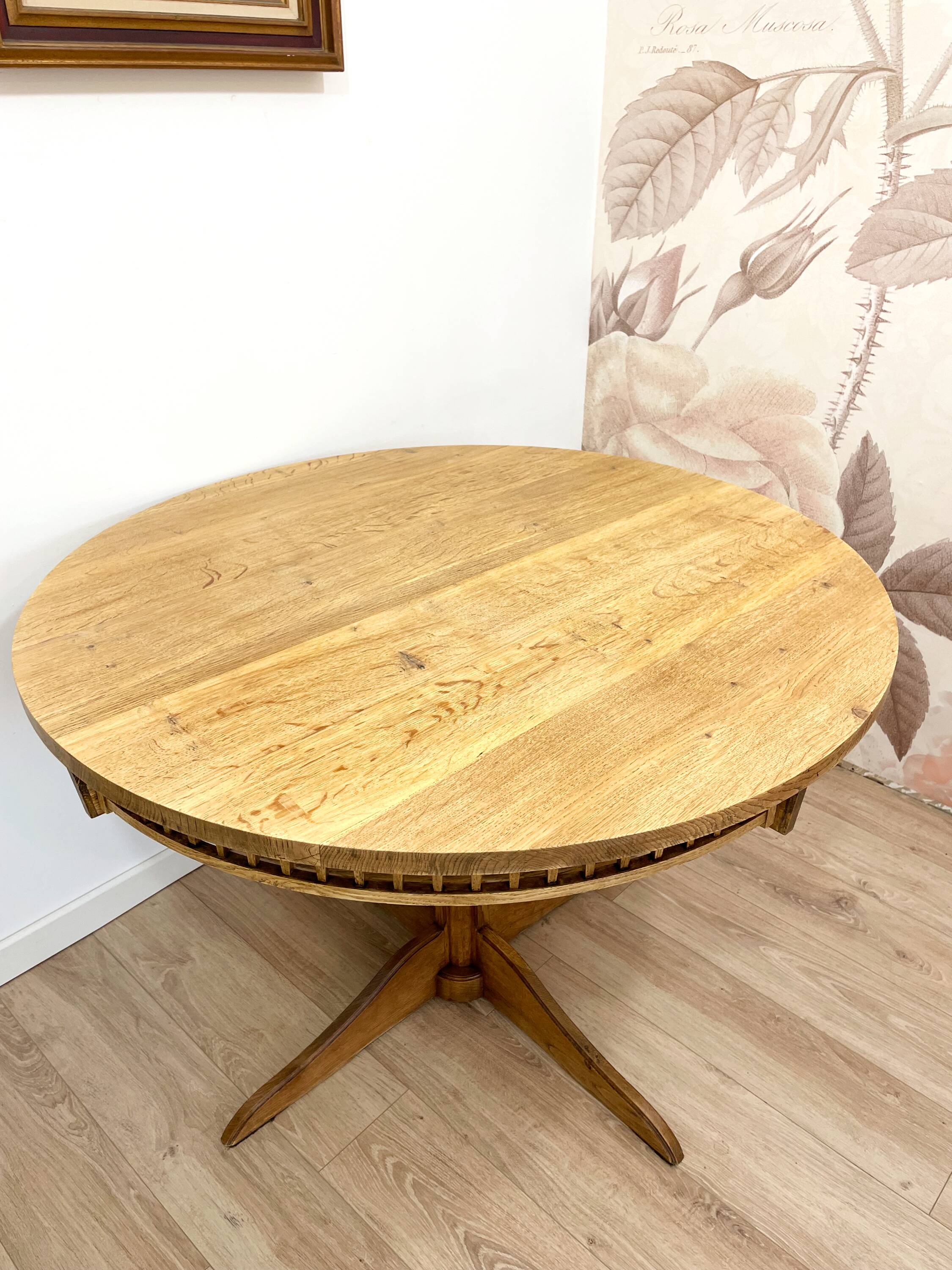 Vintage round dining table