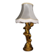 lampe ange plâtre doré