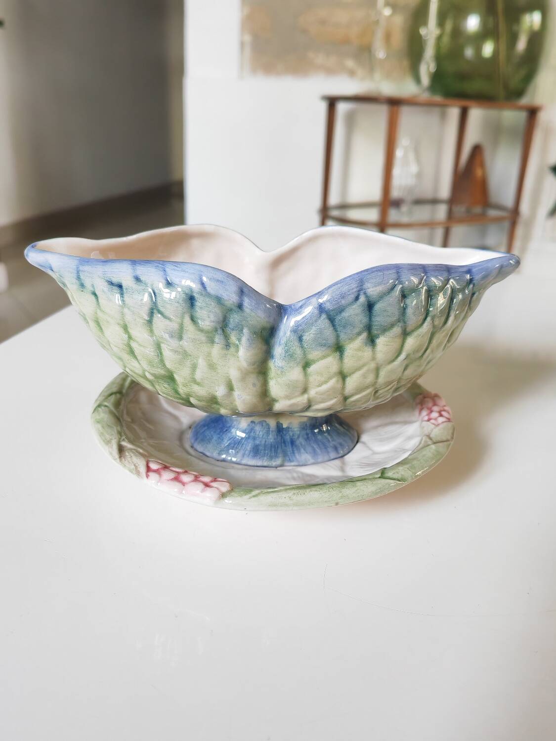 Italian slip gravy boat