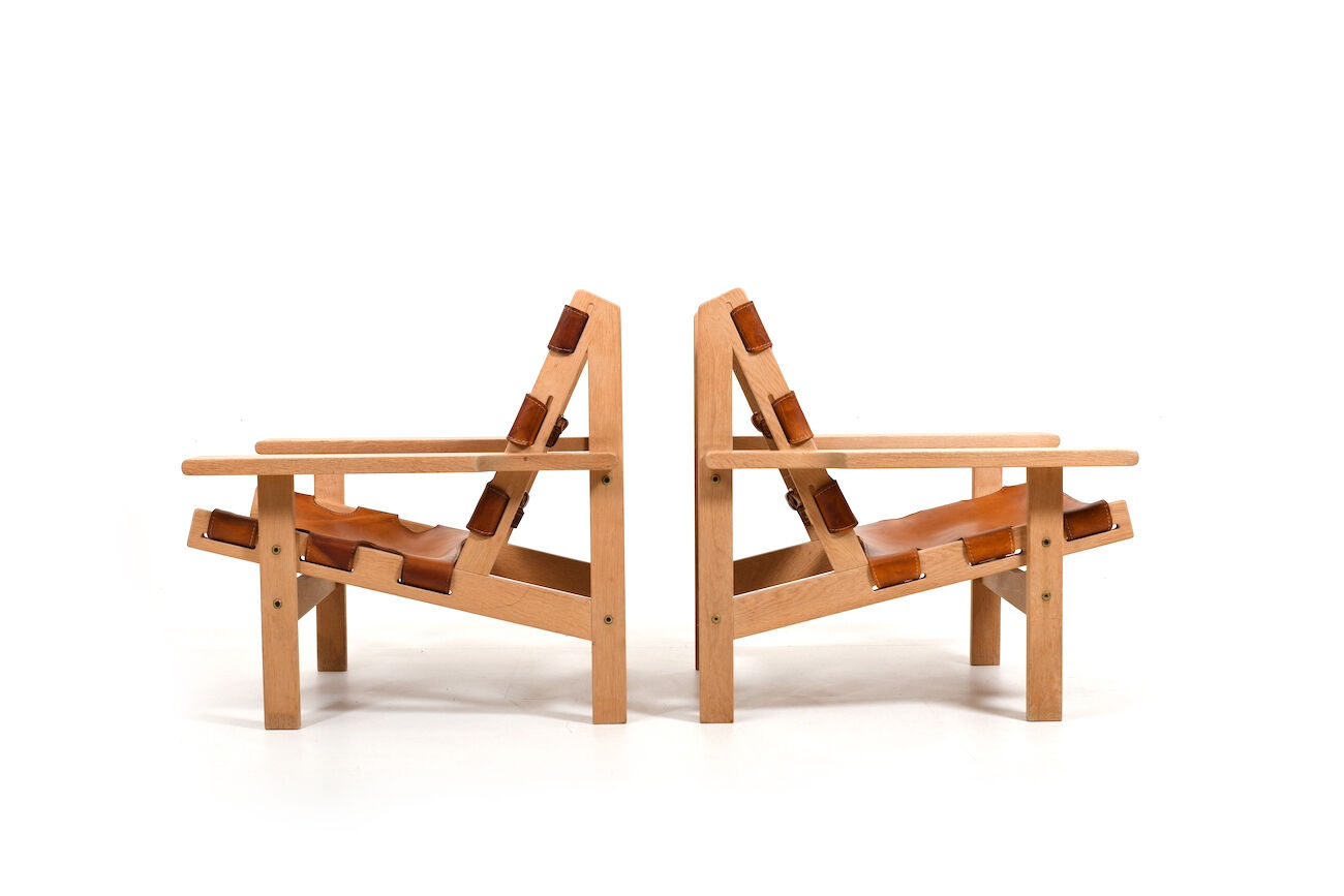Paire de fauteuils modèle 168 par Kurt Østervig Années 1960