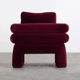 Velvet armchair