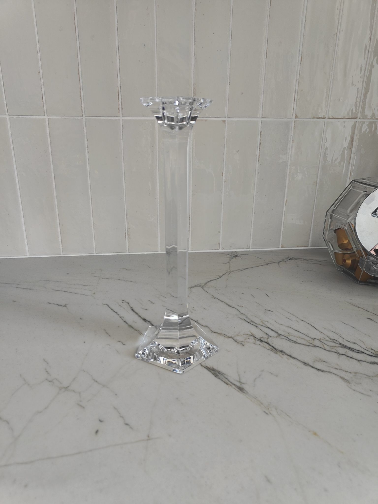 Bougeoir en cristal
