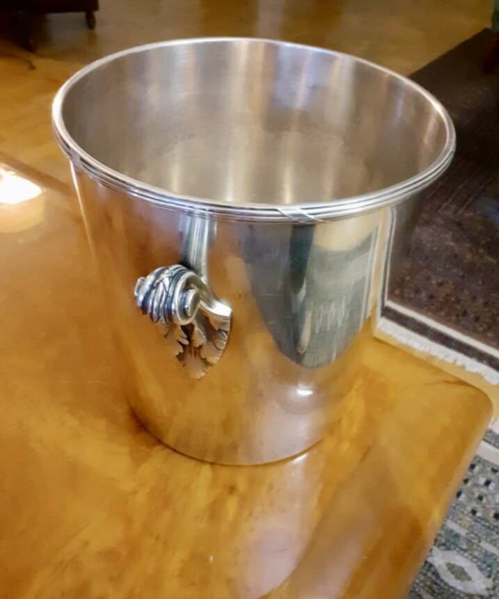 Ercuis paris silver-plated champagne bucket