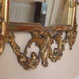 Magnificent gilded bronze mirror
