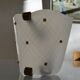 Vintage 1950 wall light in perspex and brass