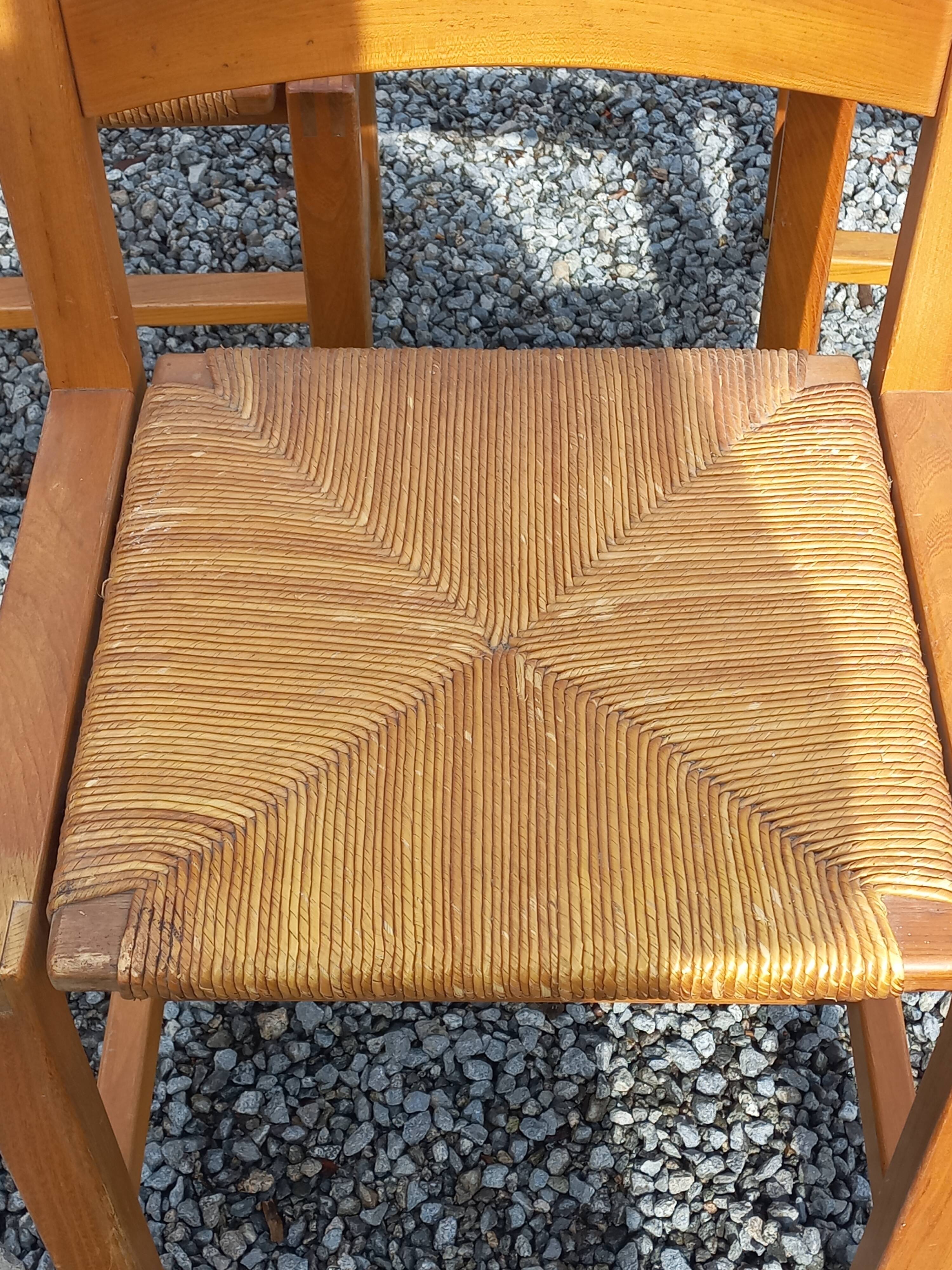 Set of 3 chairs from Regain in solid elm.