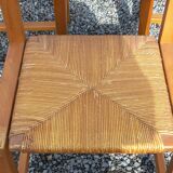 Set of 3 chairs from Regain in solid elm.