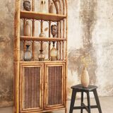 Vintage bamboo shelf