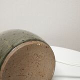 Enamelled stoneware table lamp, 1960