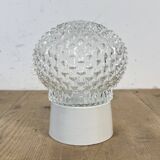 Vintage White Porcelain Ceiling Light, 1970s