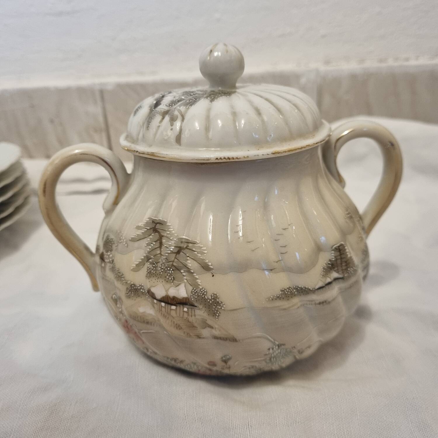 Asian tea set, fine Japanese porcelain