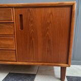 Danish Teak sideboard with drawers and door, 1960s