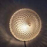 Vintage glass round wall lamp/ceiling